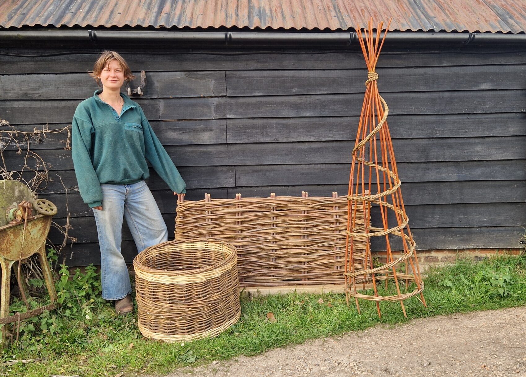 The Stick Smith Craft Course - woven garden skills week